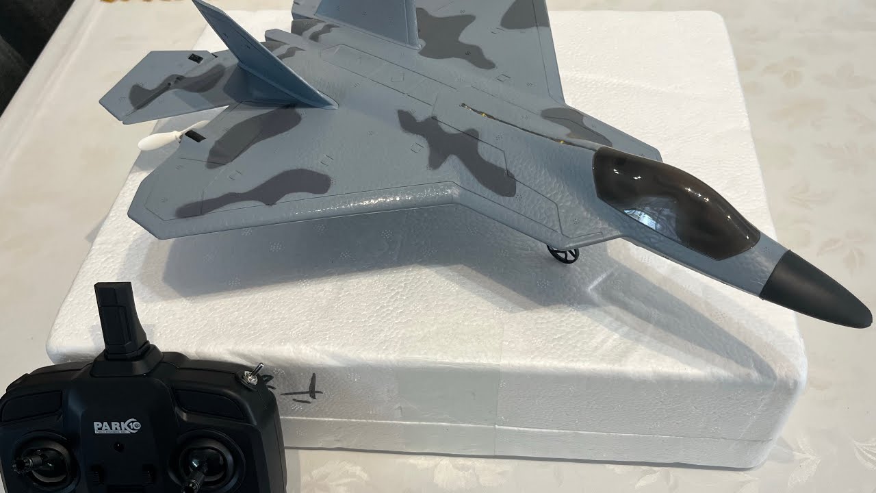 F22S 4ch RC Airplane by Parkten. Flight, touch and go!