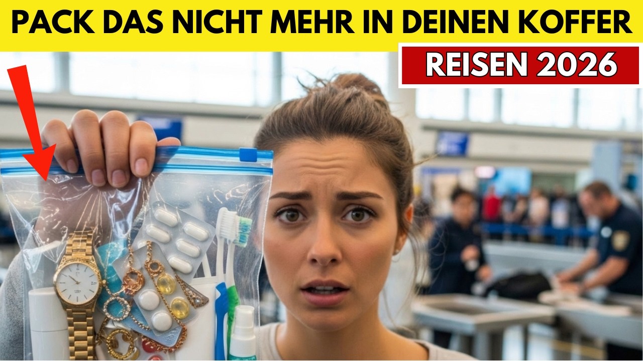 Diese Dinge solltest du 2026 nicht mehr ins Gepäck packen
