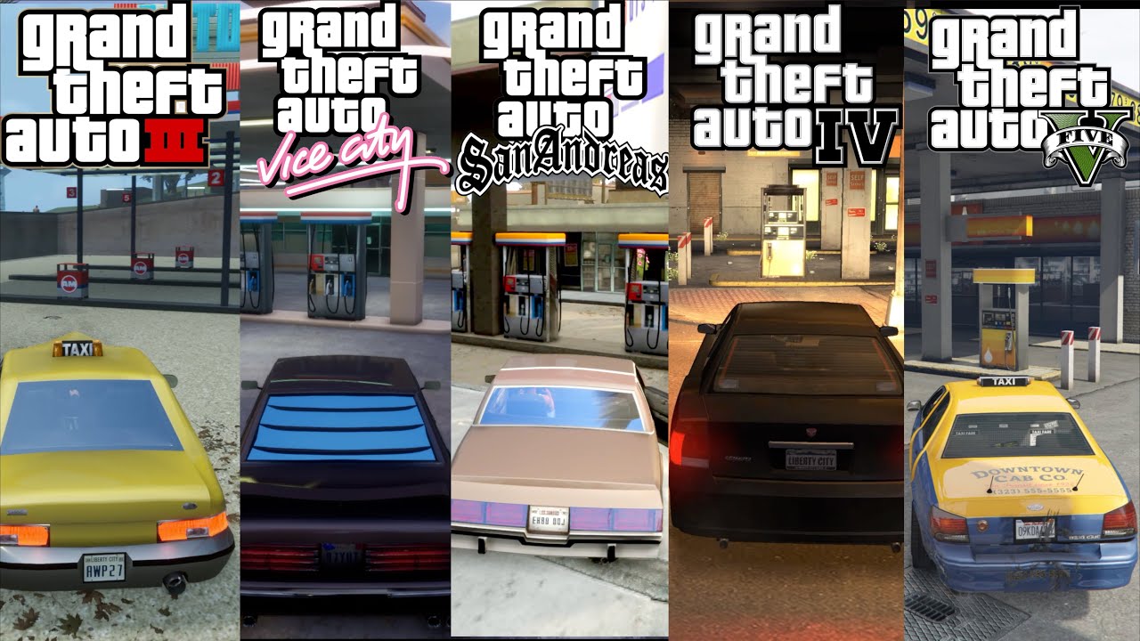 【GTAシリーズでガソリンスタンドに突っ込んだら...】GTA実況