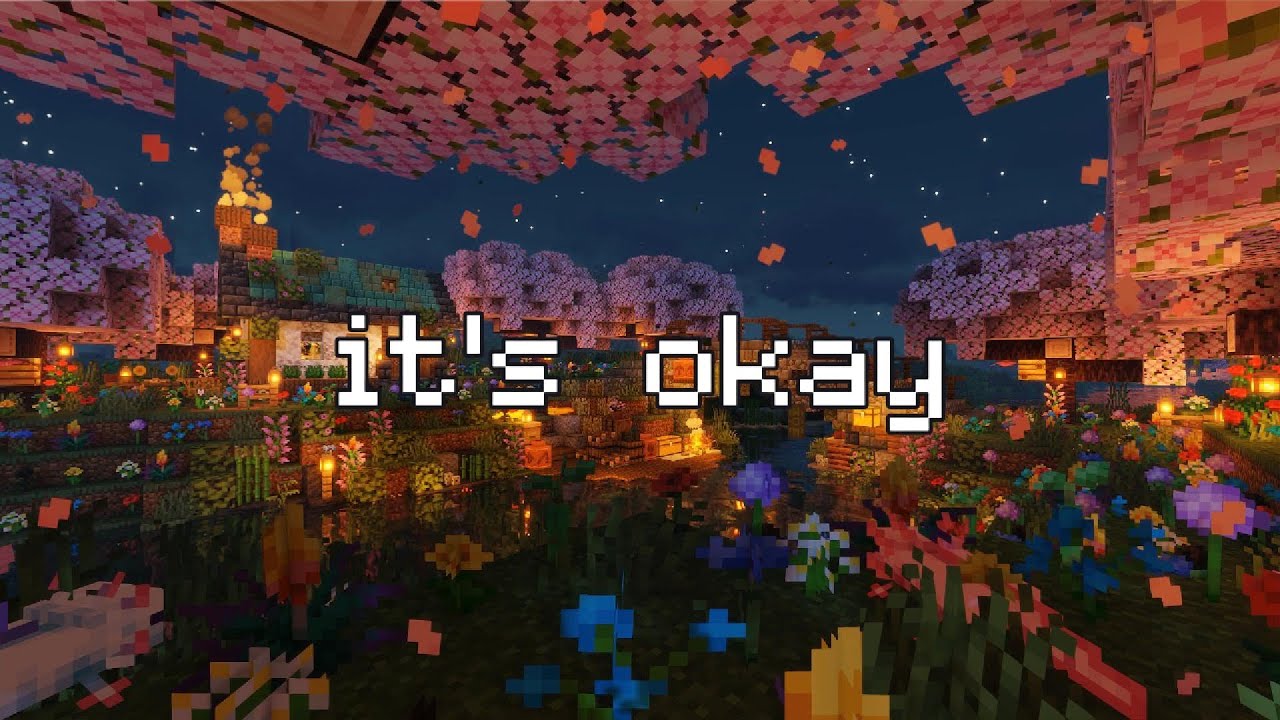 you don't have to fix anything, just be you...(gentle music w/soft rain)