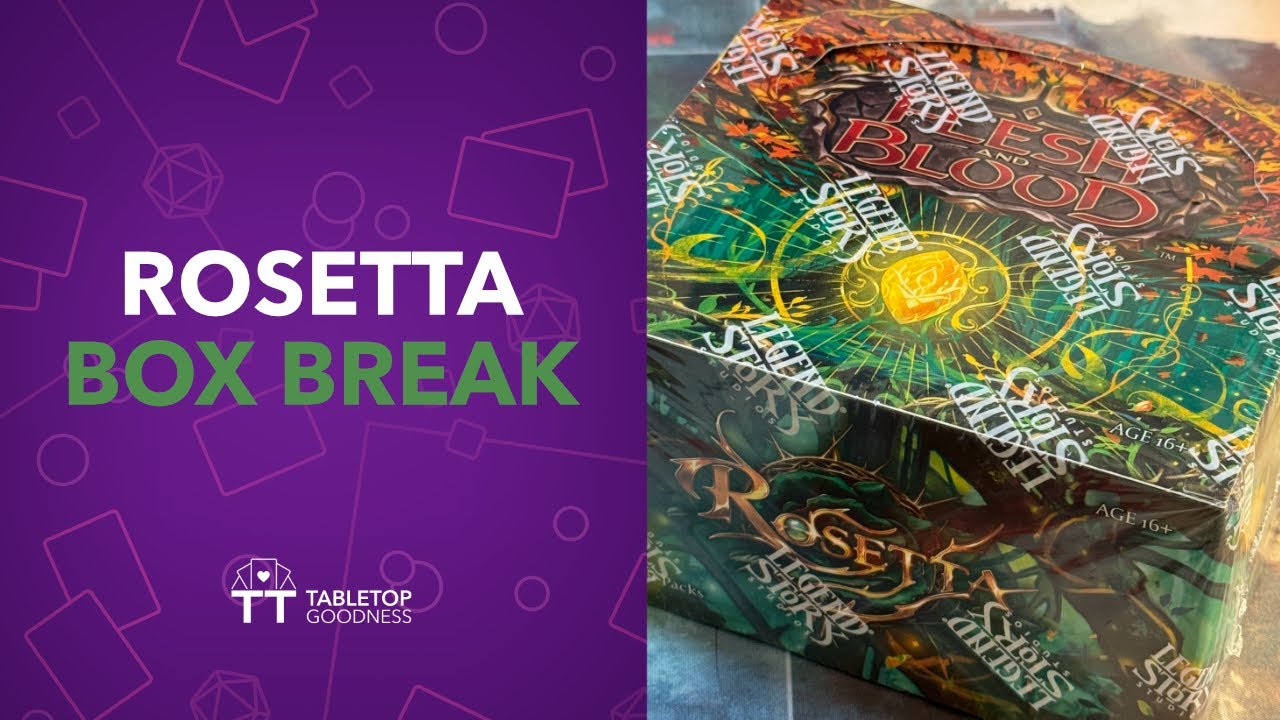 Flesh and Blood Rosetta just released! Box opening & Legendary drop!
