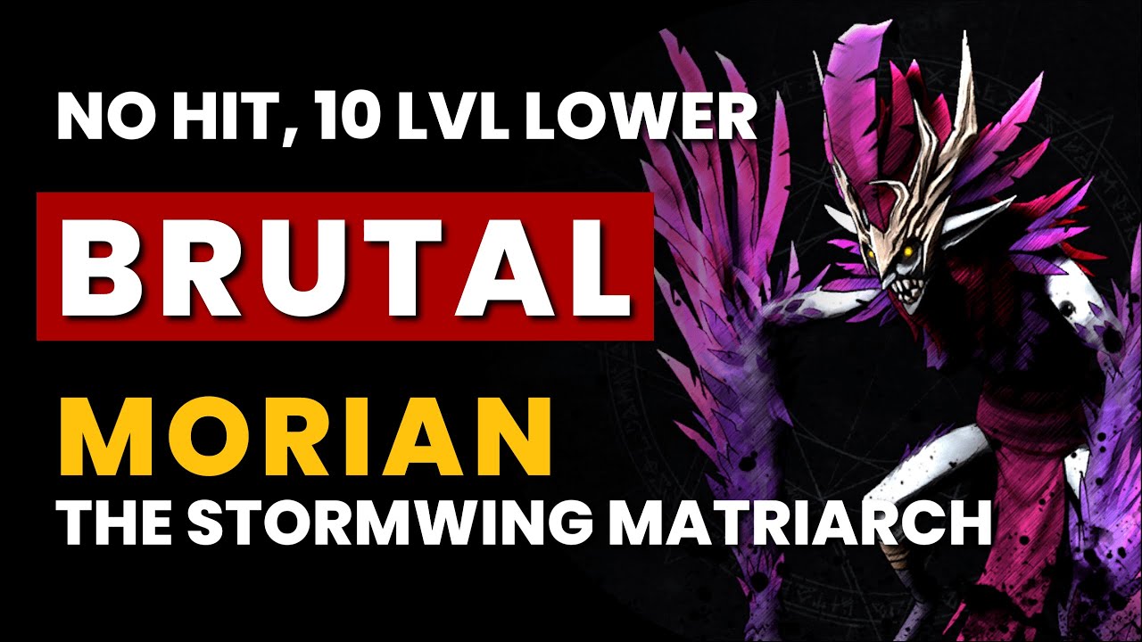 V Rising - BRUTAL Morian the Stormwing Matriarch | No Hit, 10 Levels Lower, Frail | 1.0 Boss Kill