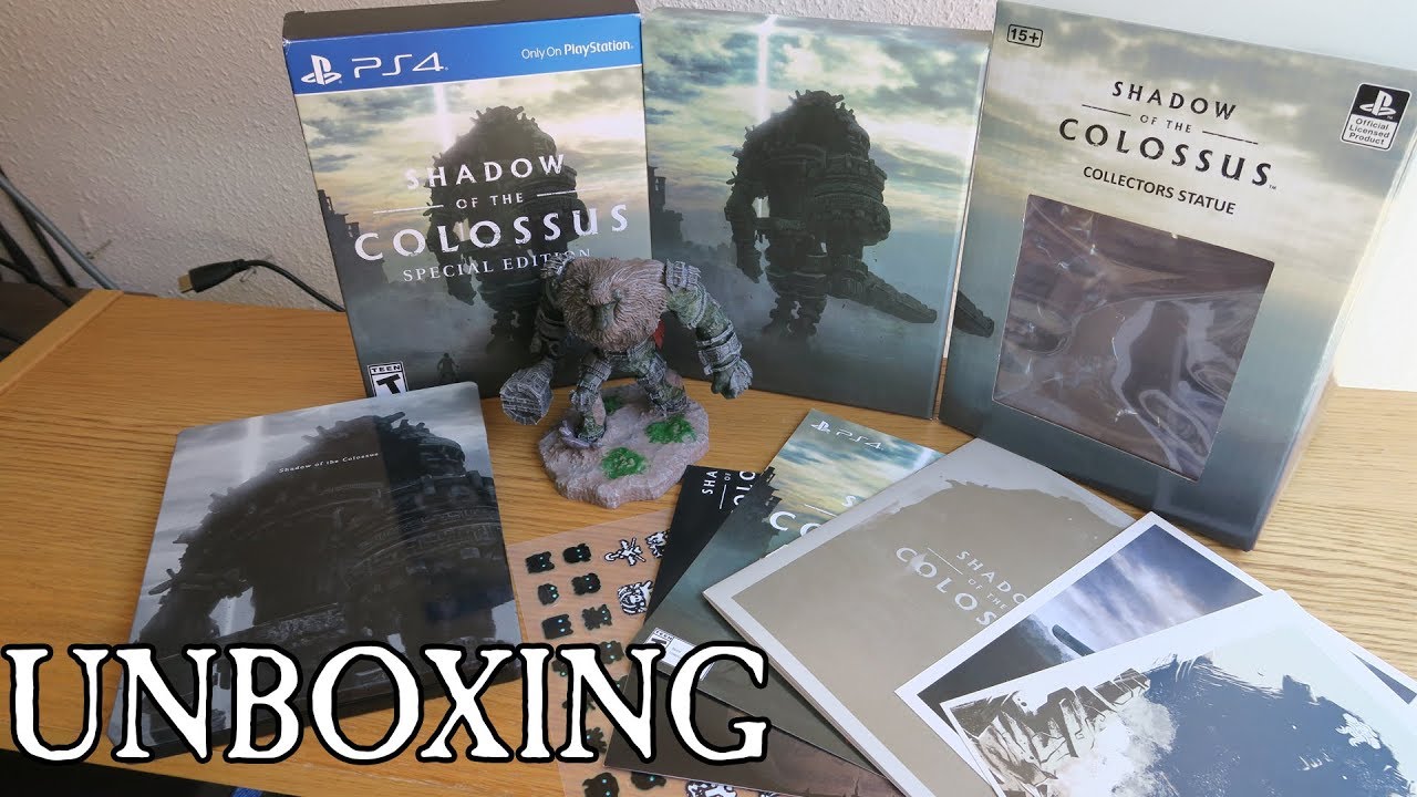 SHADOW OF THE COLOSSUS SPECIAL EDITION COLLECTORS STATUE UNBOXING