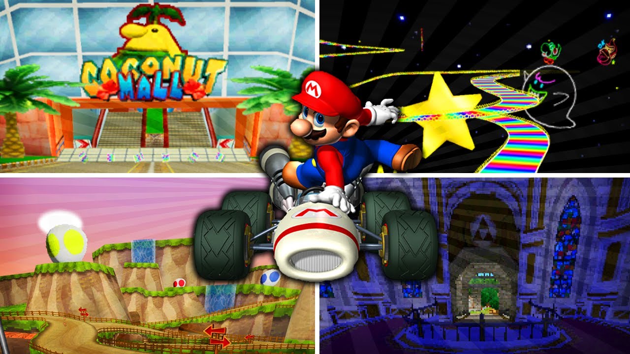 Amazing Mario Kart Retro Tracks Recreated in Mario Kart DS!