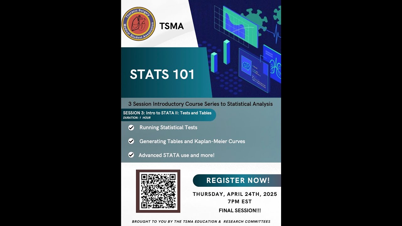 TSMA's STATS101 Session #3