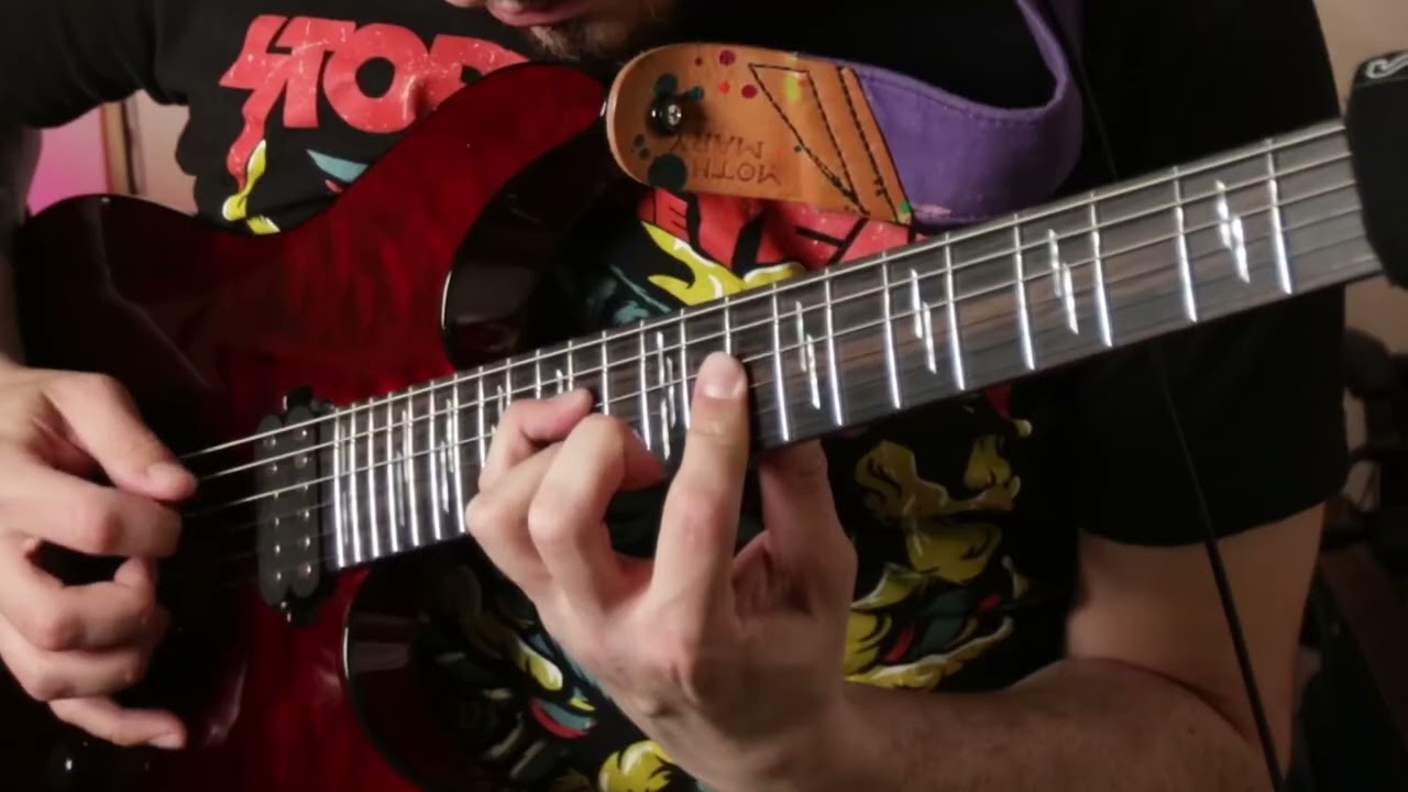 Schecter Reaper Elite 6 - Bloodburst Demo - Orange Rocker 15 #schecterguitars #schecterlife