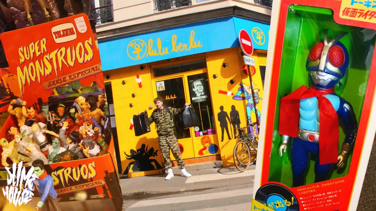 The Best Toy Hunting Spots In Paris! Lulu Berlu! Kamen Rider, Kaiju, Motu & More!