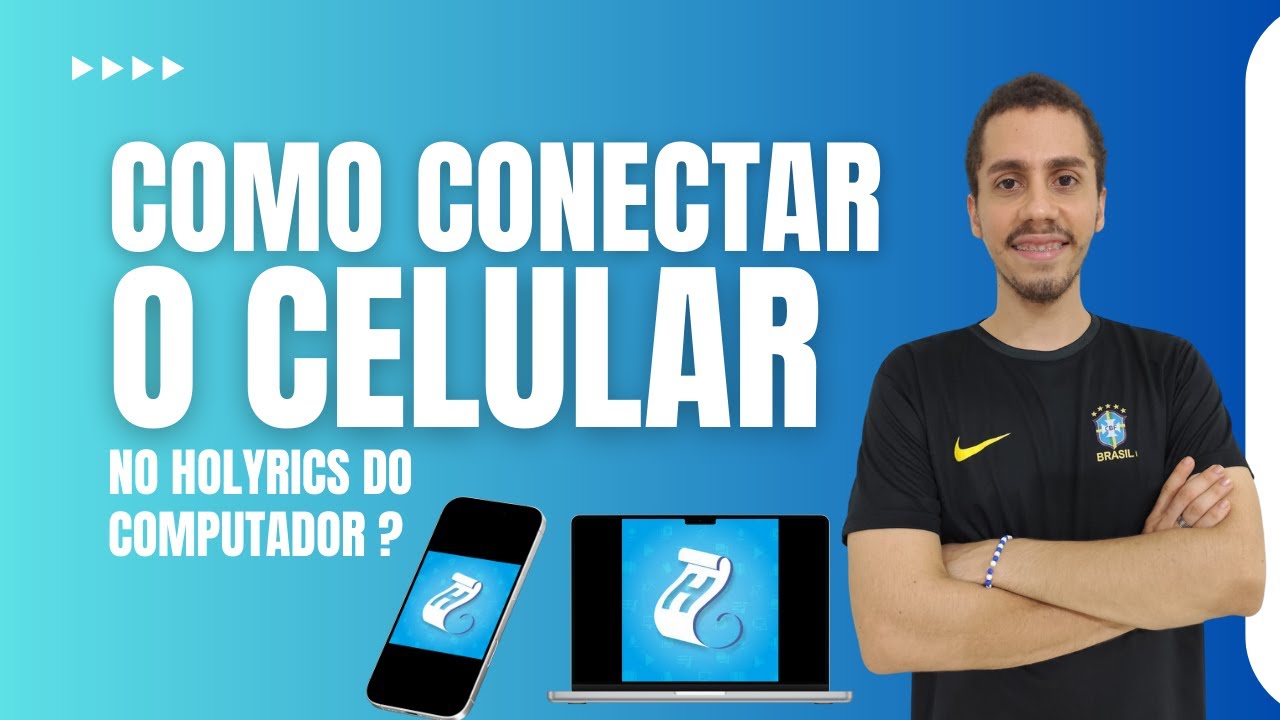 REGRAVAÇÃO : COMO CONECTAR O CELULAR NO HOLYRICS DO COMPUTADOR ?