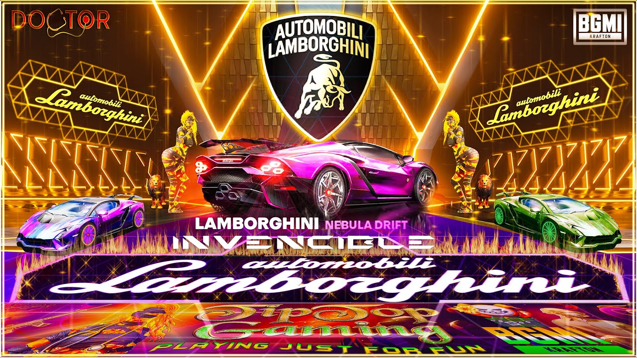 LAMBORGHINI CRATE OPENNG | LATEST LAMBORGHINI NEBULA DRIFT INVINCIBLE  | BGMI SPEED DRIFT
