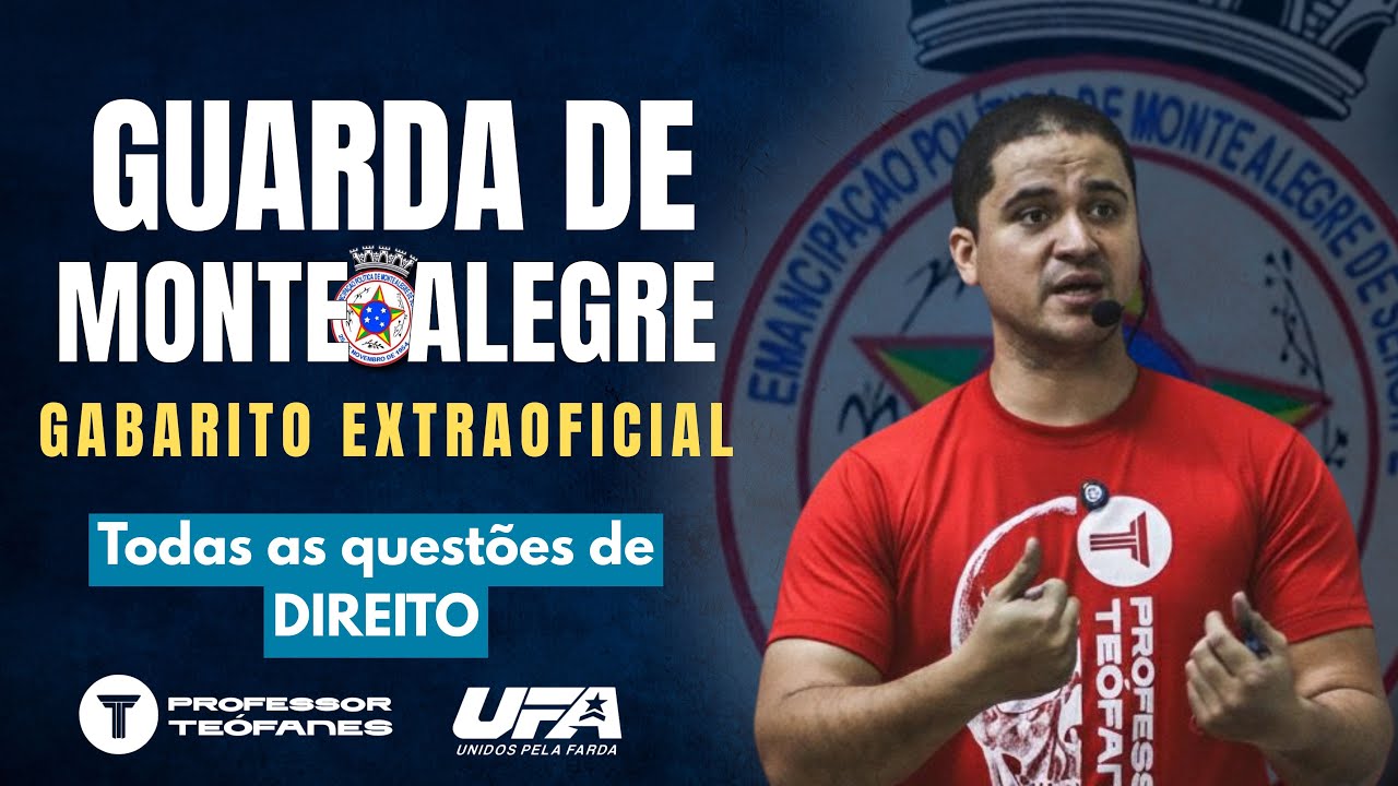 GM - Monte Alegre - Gabarito Extraoficial