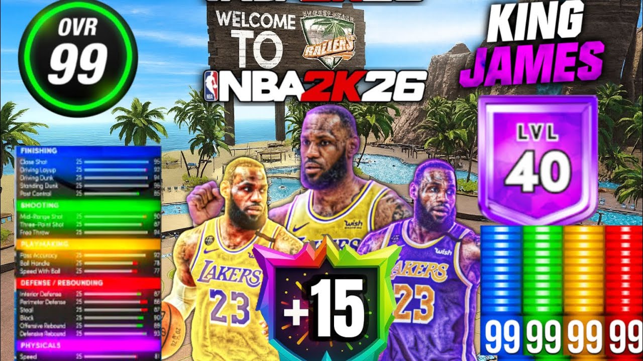I TOOK MY LEBRON JAMES BUILD TO SUNSET BEACH +15 CAP BREAKERS👑🏖️
