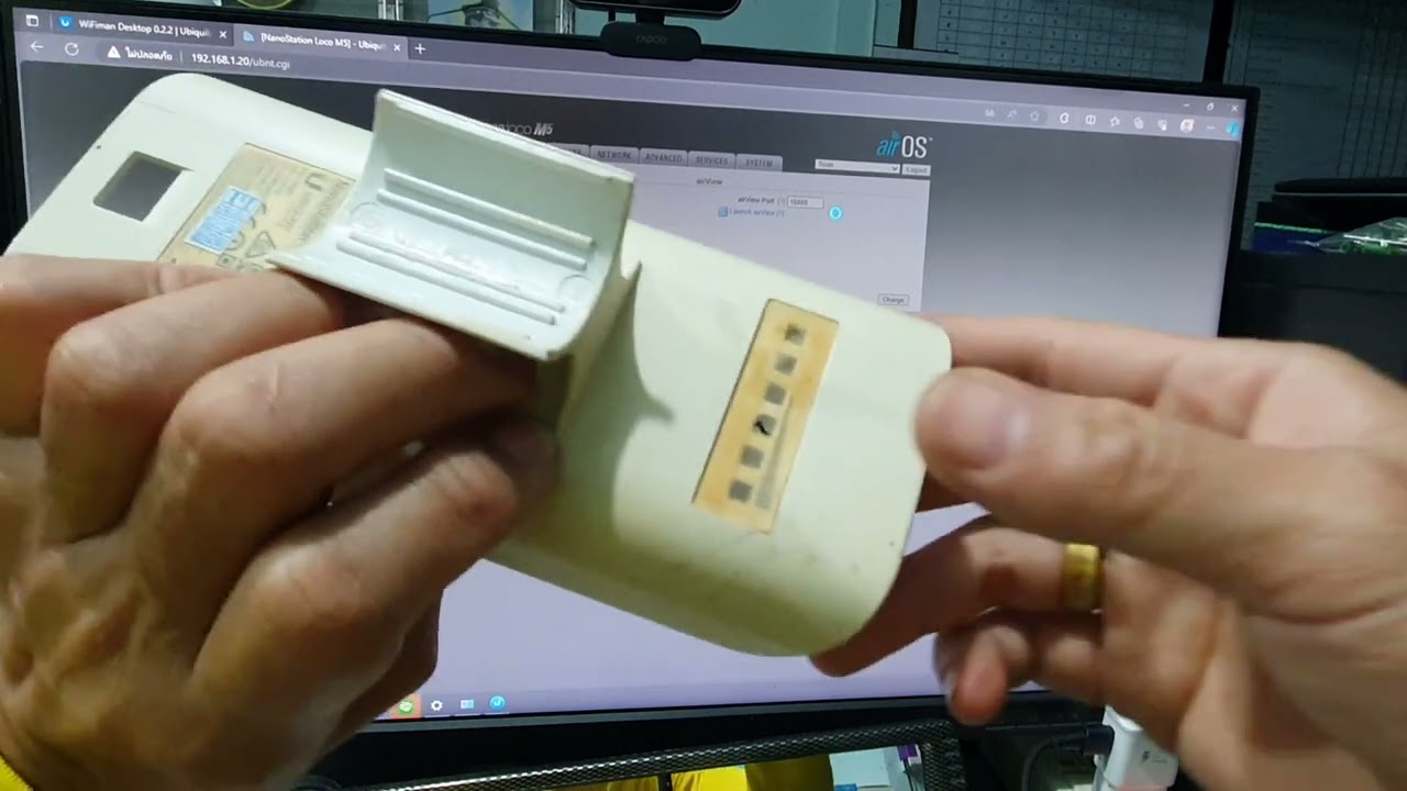 ตั้งค่าโหมด AP กระจายสัญญาณ WiFi nanostation loco M5 , nano m5