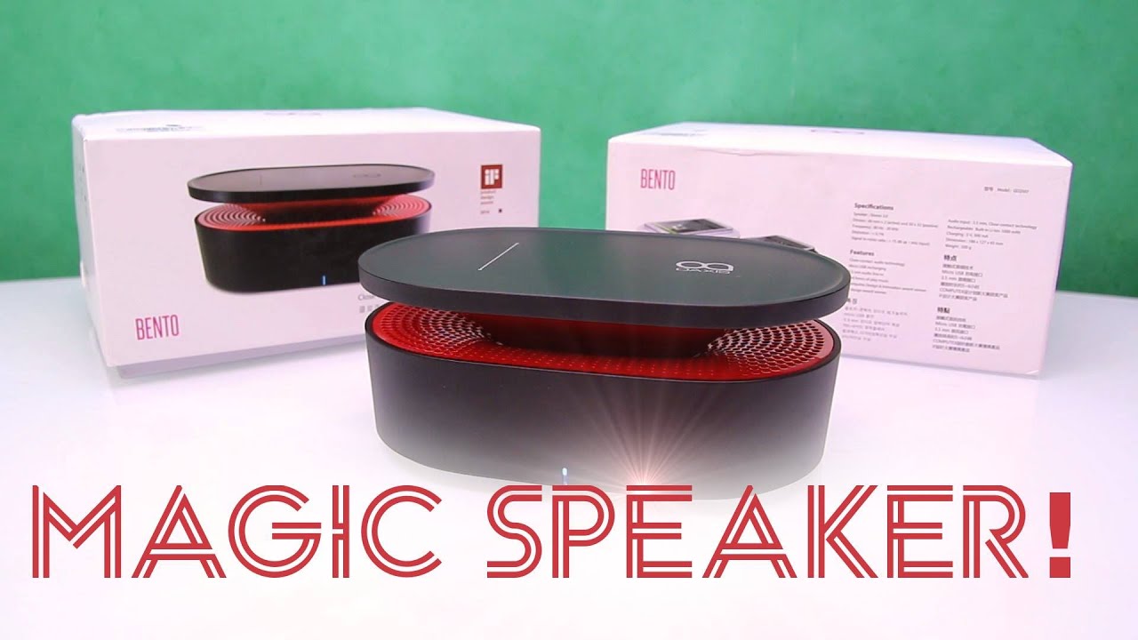 Wireless induction Speaker for Smartphones ! Bento Box by Oaxis Review [HD]