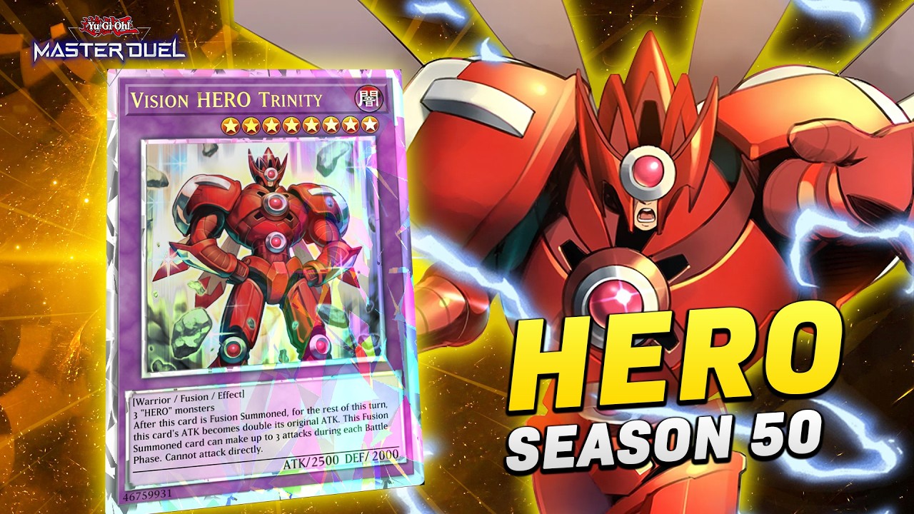 Climbing to MASTER with HERO! Season 50 – Yu-Gi-Oh! Master Duel