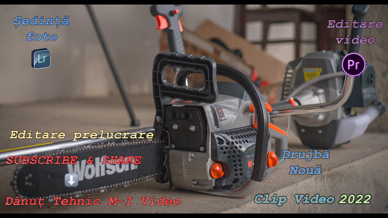 Set Drujba profesionala 5.8 CP WOLFSON® STX-580, 52cc, Vlog1