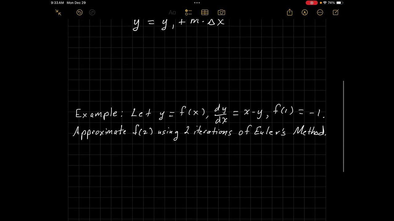 Eulers Method - Part 1