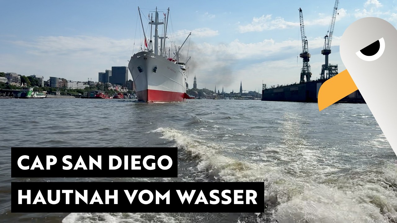 Cap San Diego - Live und hautnah vom Wasser