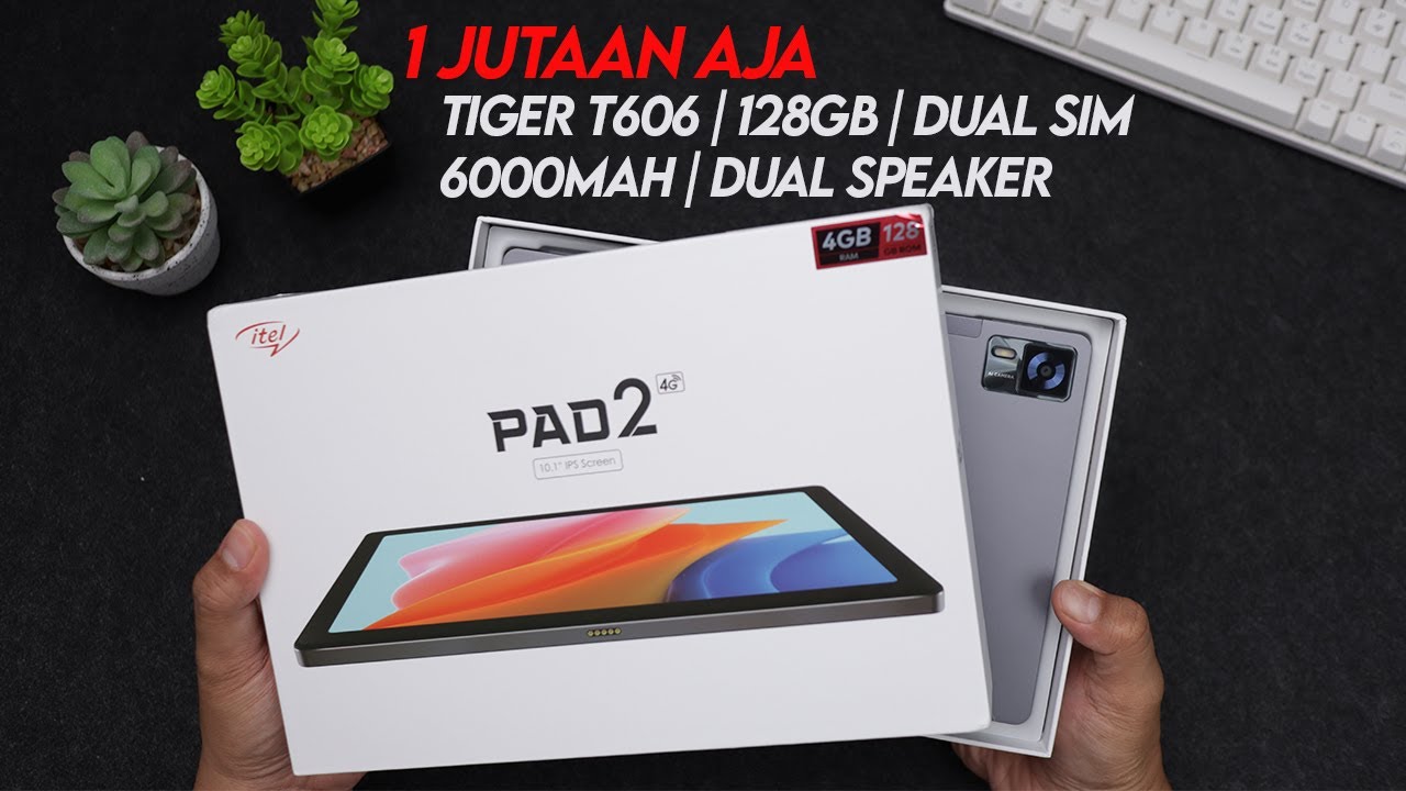 BARU LAGI! Tablet Murah 1.6 JUTA! Unboxing itel Pad 2 4G Indonesia!