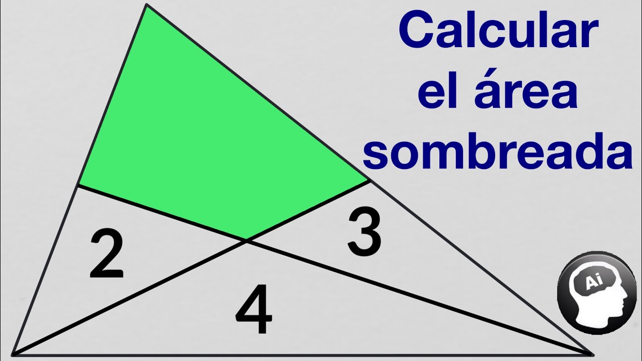 ¿Puedes calcular el area sombreada de esta pregunta de examen de admision?