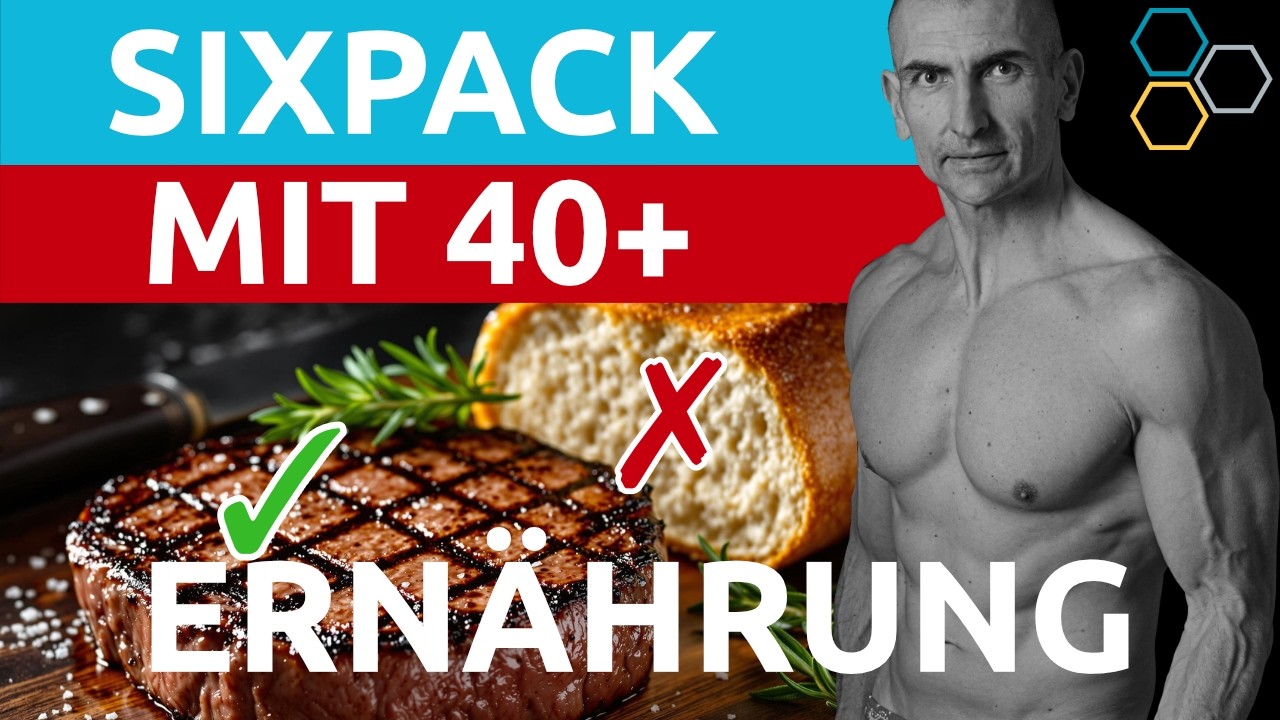 Sixpack mit 40+ Fettabbau ohne Diätplan, NATUR!