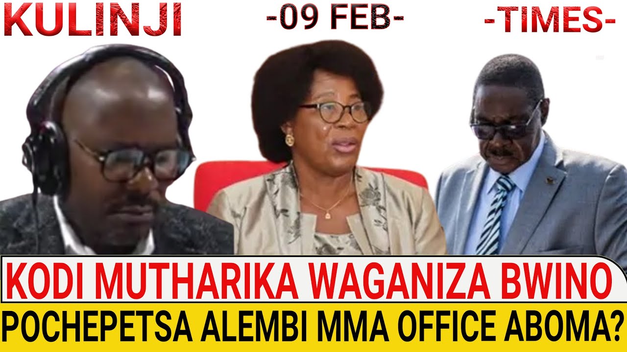 KODI MUTHARIKA WAGANIZA BWINO POCHOTSA NCHITO MA PRINCIPAL SECRETARY OSEWA?