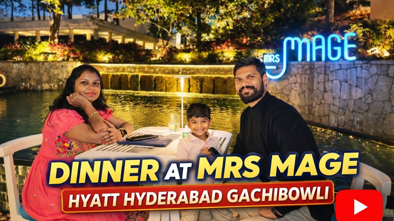 Dinner at Mrs Mage | Hyatt Hyderabad Gachibowli | Luxury Dining Experience 🍽️