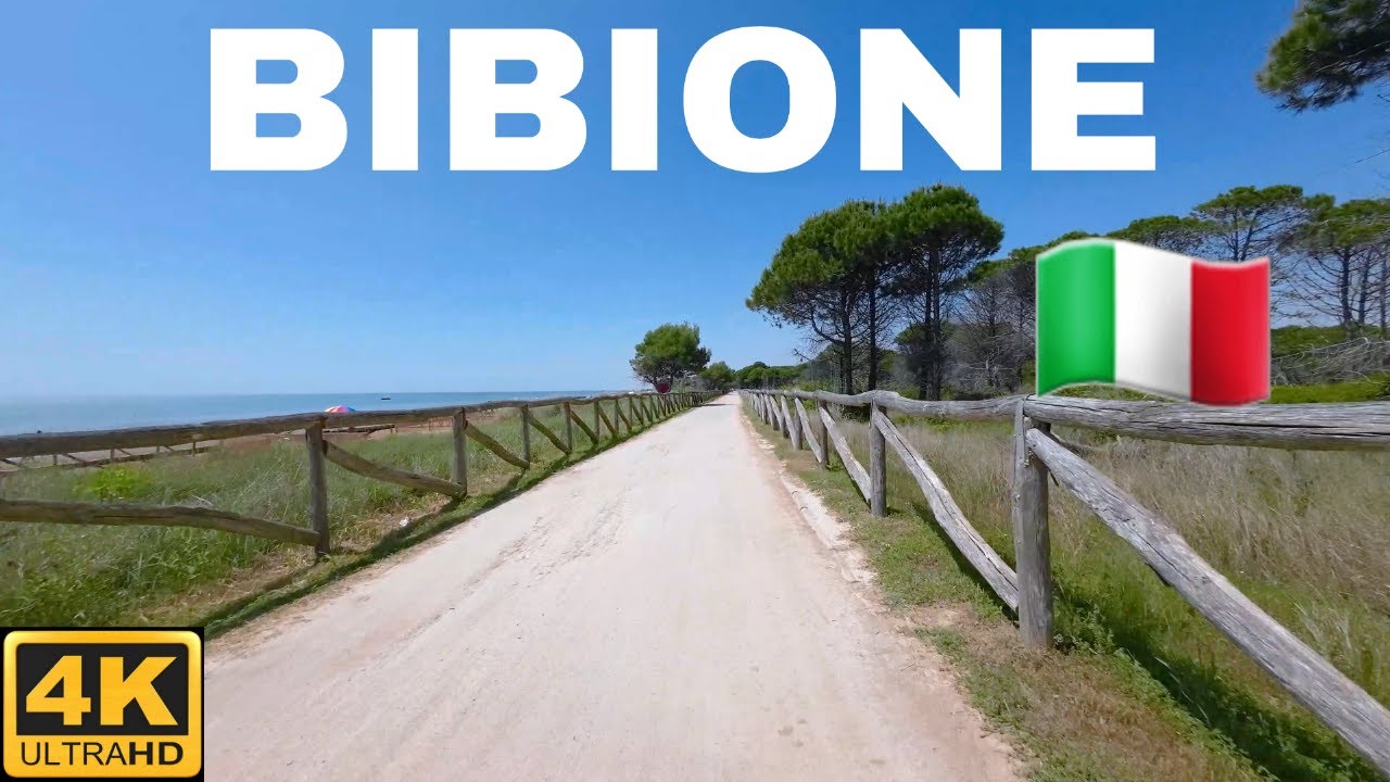 Bibione,  Italy || Cycling along Becah side