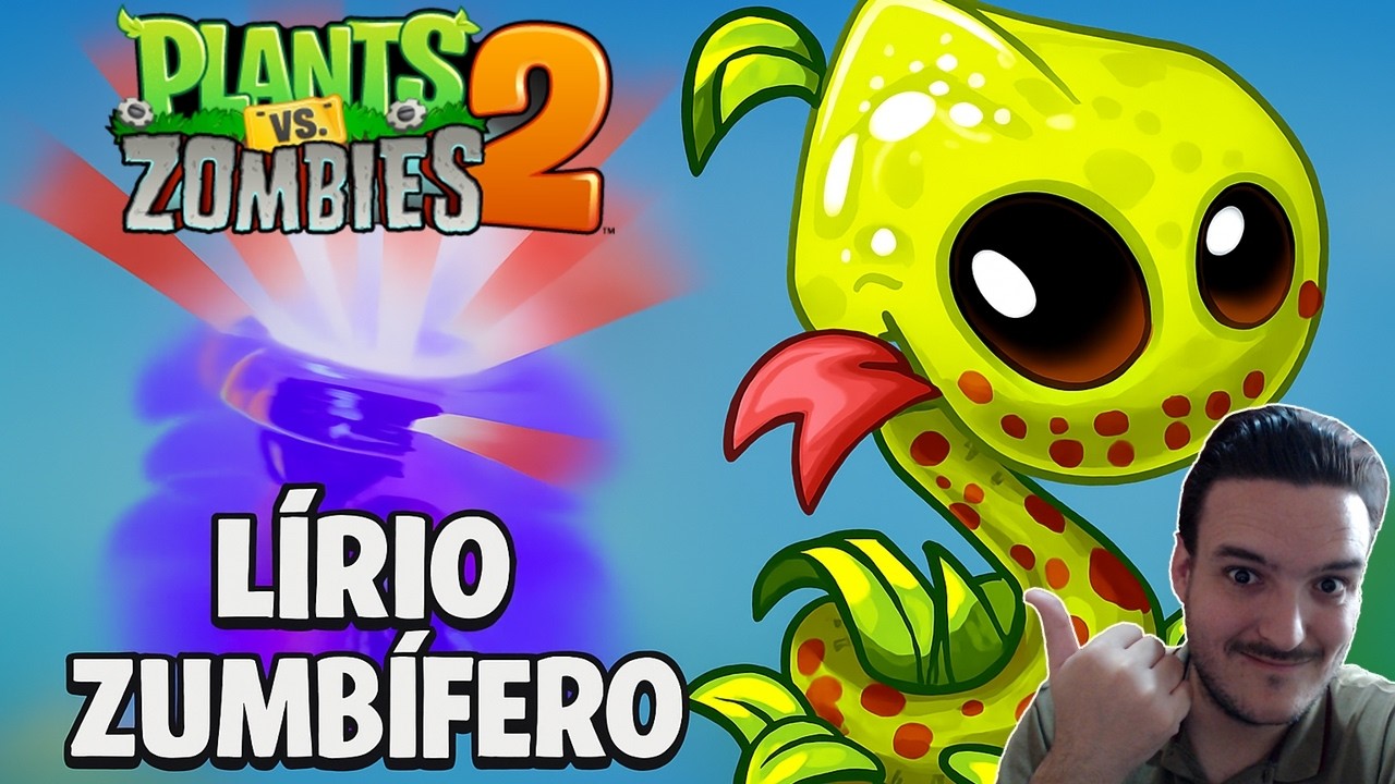 TESTEI O LÍRIO ZUMBÍFERO E GOSTEI DEMAIS - PLANTS VS ZOMBIES 2