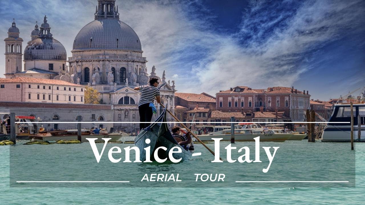 Venice, Italy 🇮🇹 | 4K Aerial Tour by Drone #Venezia