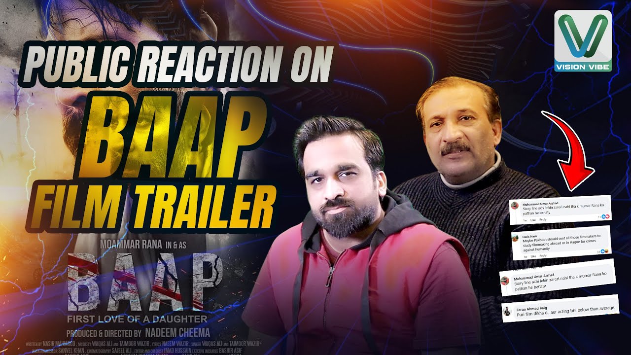 Public Reacts to Upcoming 'Baap' Film Trailer | Support Pakistani Cinema!