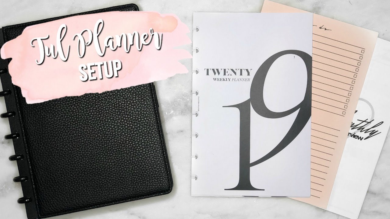 2019 Tul Planner Setup | Discbound Planner Setup | Arc Planner System
