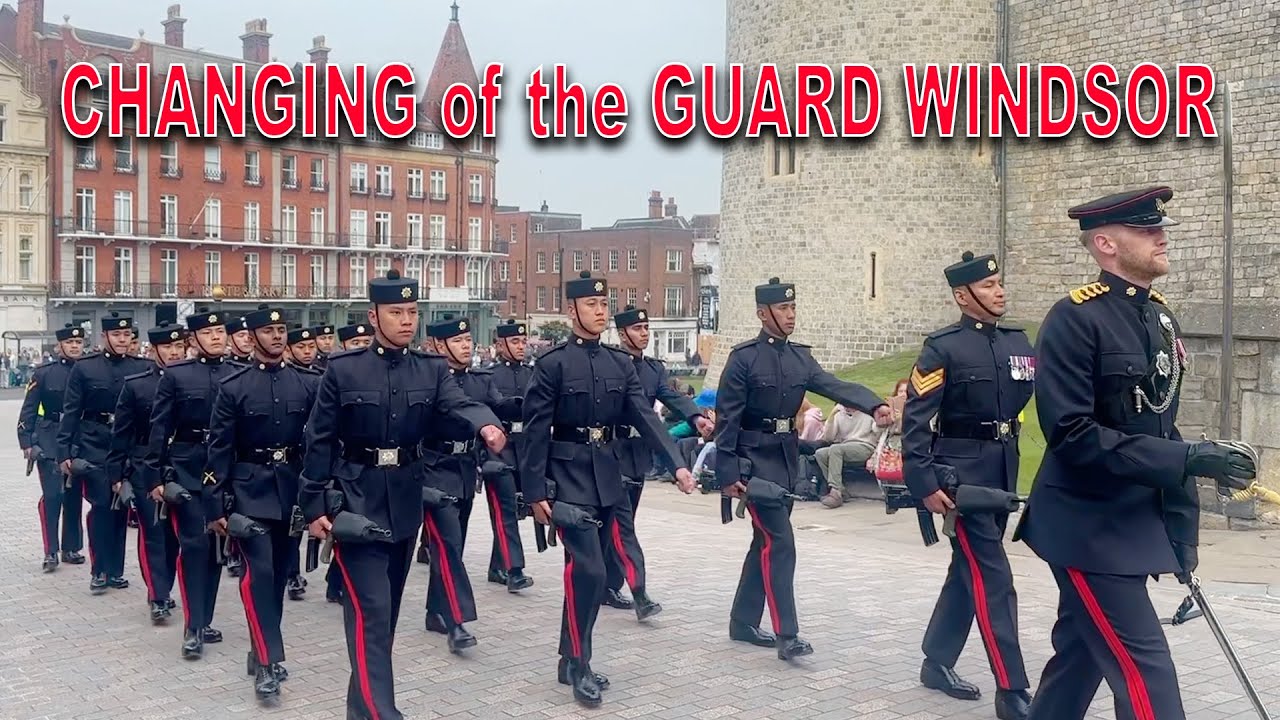WINDSOR CASTLE GUARD Queen’s Own Gurkha Logistic Regiment with Band and Bugles of The Rifles NEW