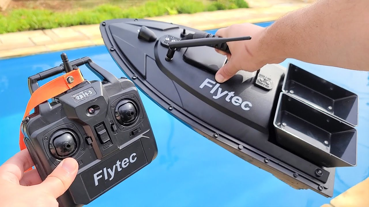 COMPREI UM BARCO DE PESCA DE CONTROLE REMOTO !! FUNCIONA MESMO ??