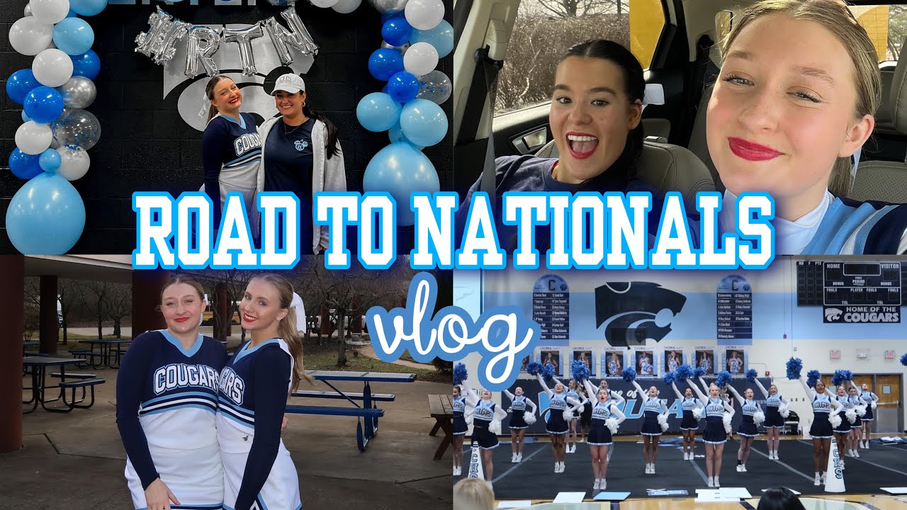cheer vlog! hosting one of my favorite competitions of the year💙