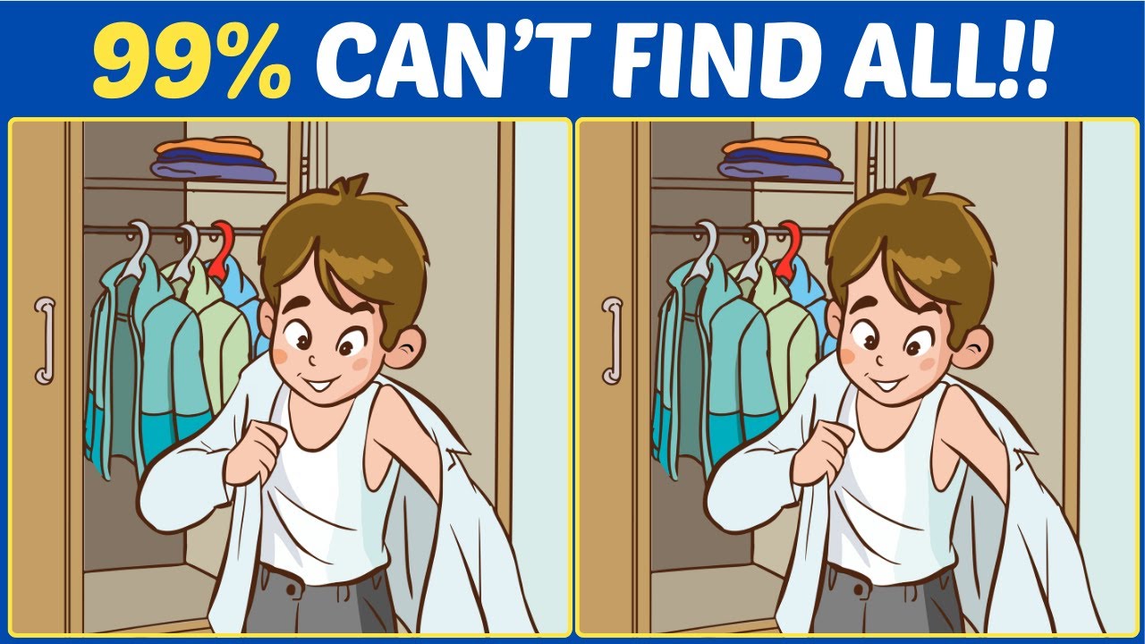 【Spot the difference】🔥10mins difficult puzzle improve your brain!!【Find the differences】
