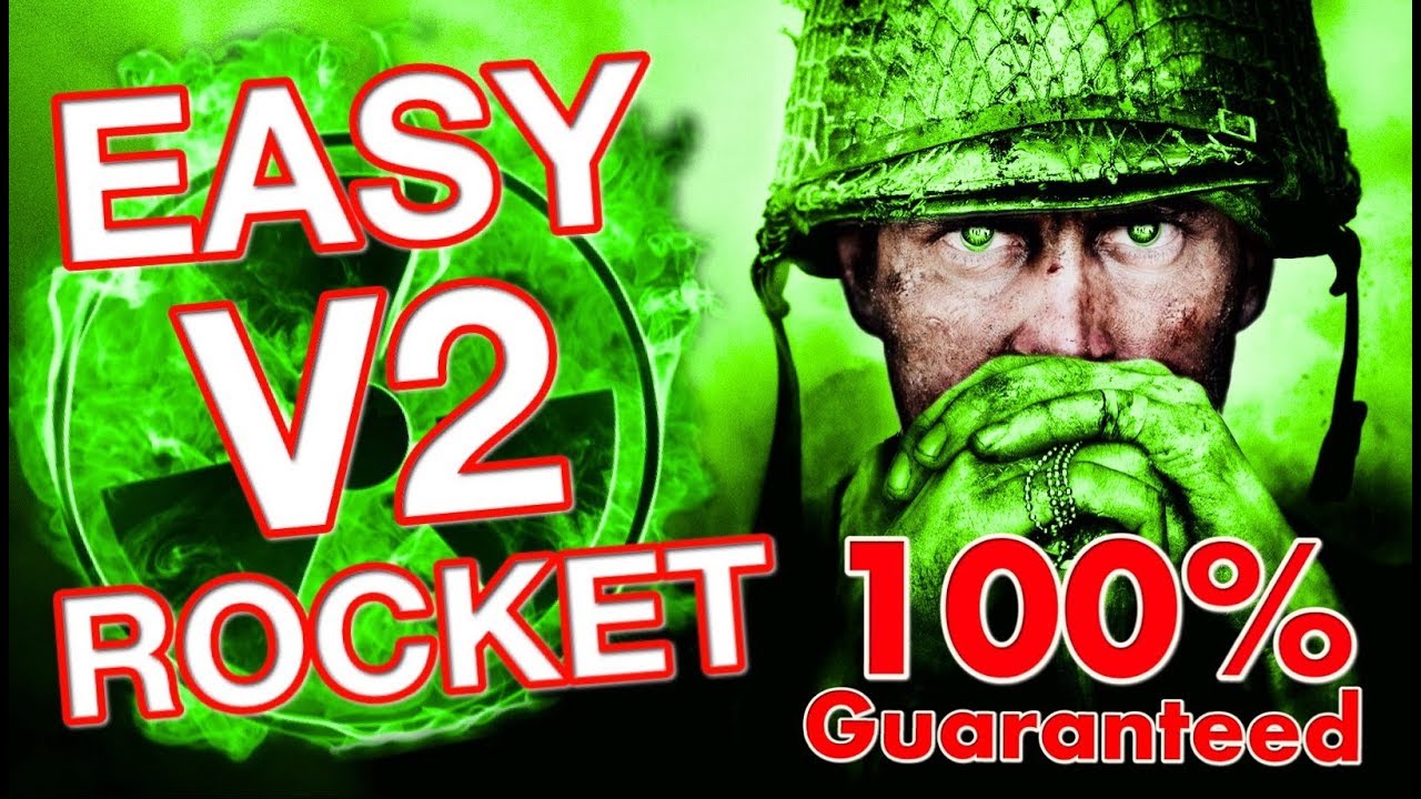 Call of Duty WW2 HOW TO GET A V2 ROCKET  COD WW2 BEST TIPS FOR EASY V2 ROCKET NUKE IN COD WW2
