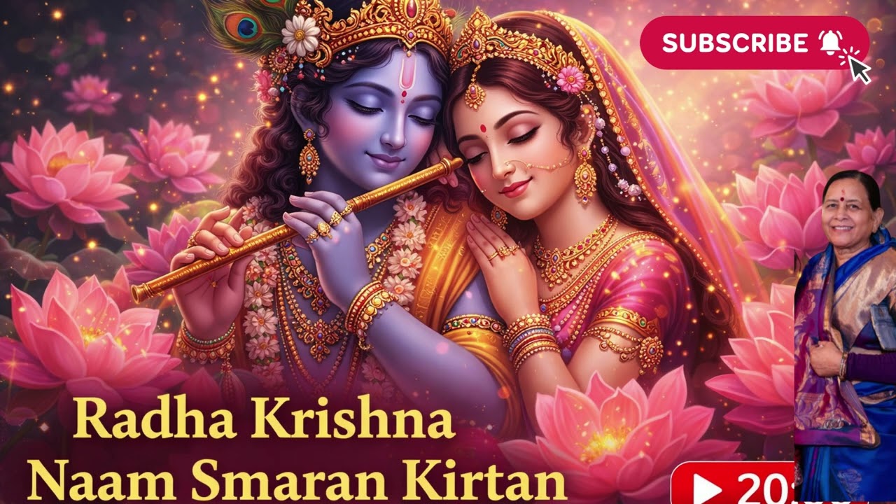 Radha Krishna Naam Smaran Kirtan | 20 Minutes Peaceful Mahamantra Chanting | Bhakti Dhyan
