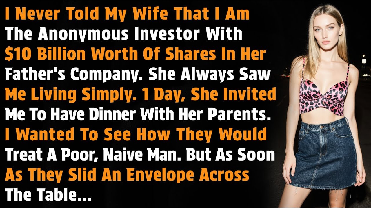 I Never Told My Wife That I Am The Anonymous Investor With $10 Billion Worth Of Shares In Her…