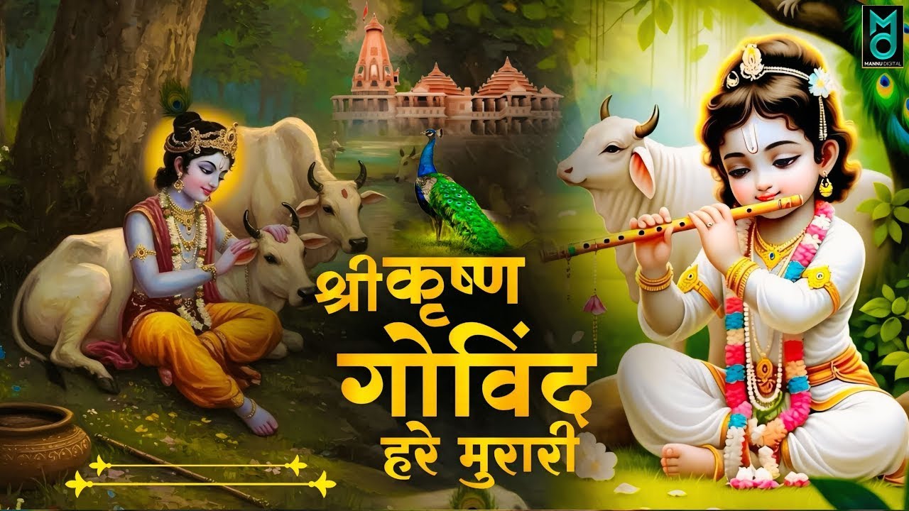 श्री कृष्णा गोविन्द हरे मुरारी - भजन | Shri Krishna Govind Hare Murari (FULL SONG) | Krishan Bhajan