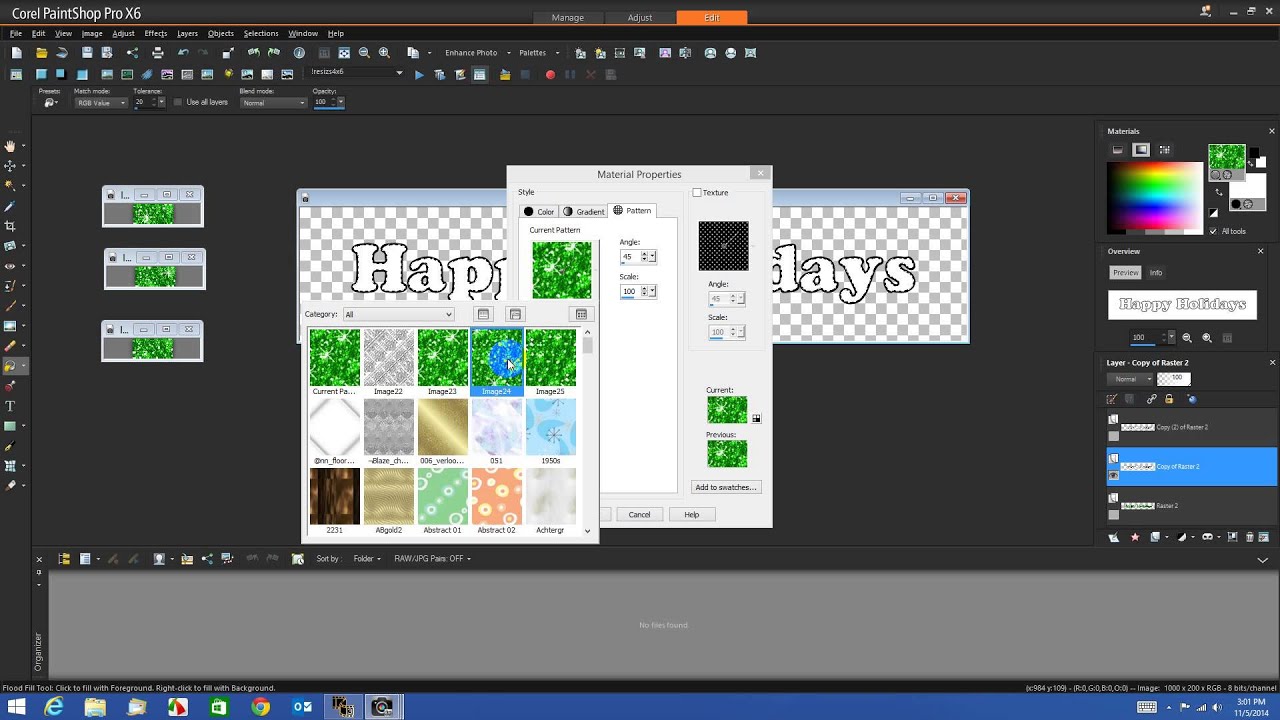 Using Premade Glitter and Sparkle files with PSP and Animation Shop