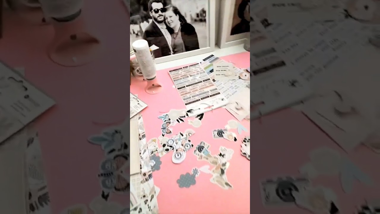 The careless whispers of the forever messy crafter 😅#scrapbooking #scrapbookinglayout #rosiesstudio