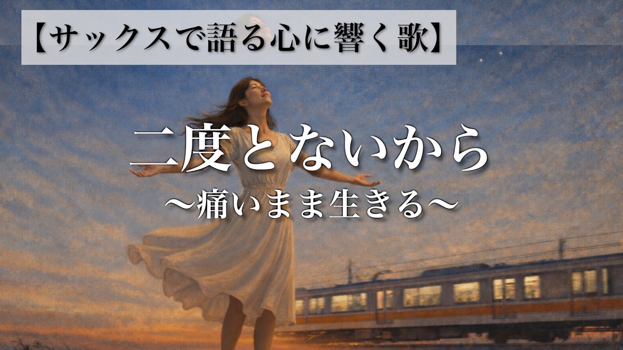 【サックスで語る心に響く歌】二度とないから〜痛いまま生きる〜