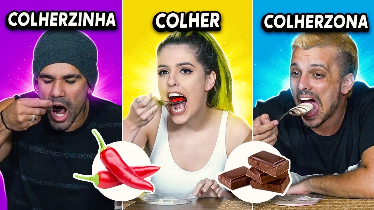 DESAFIO da COLHERZONA, COLHER ou COLHERZINHA! ELES AGUENTARAM? | FINAL LEVEL