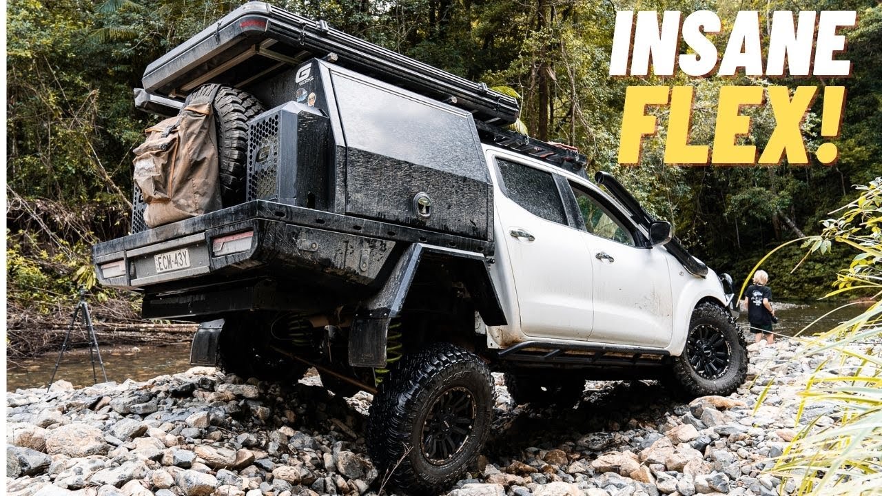How to gain MASSIVE FLEX out of your IFS ute! Nissan Navara D23 long travel suspension upgrade