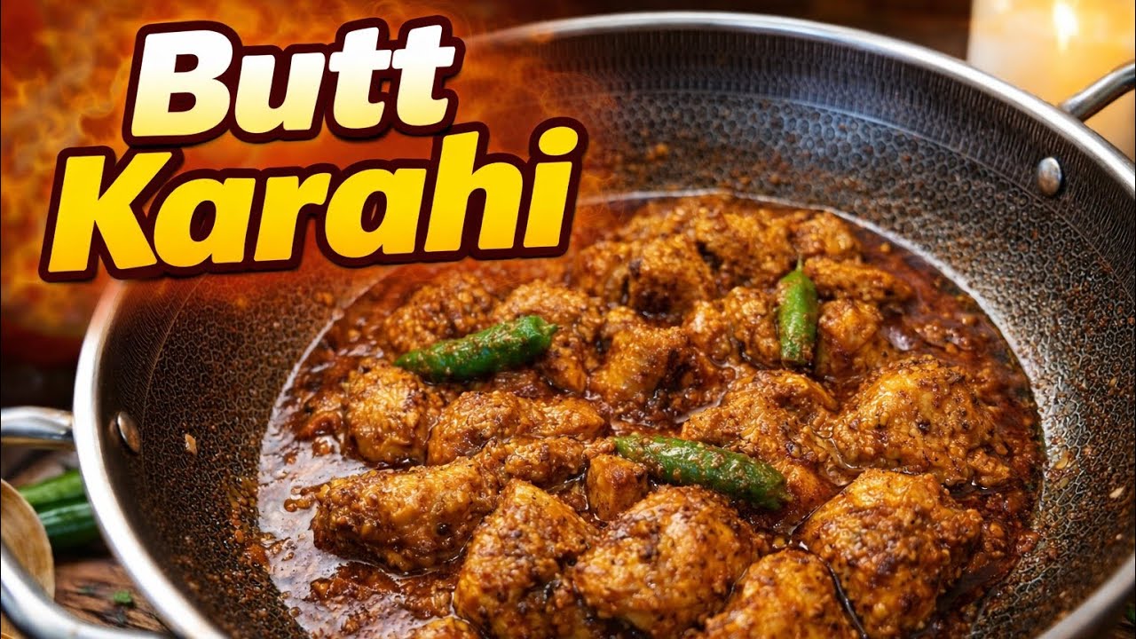 Butt karahi recipe|Lahore style famous karahi at home