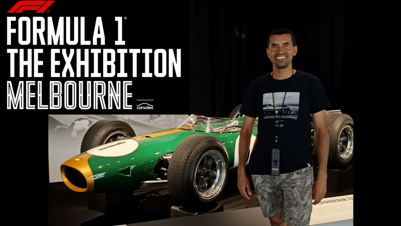 Visita a Formula 1 exhibition em Melbourne.