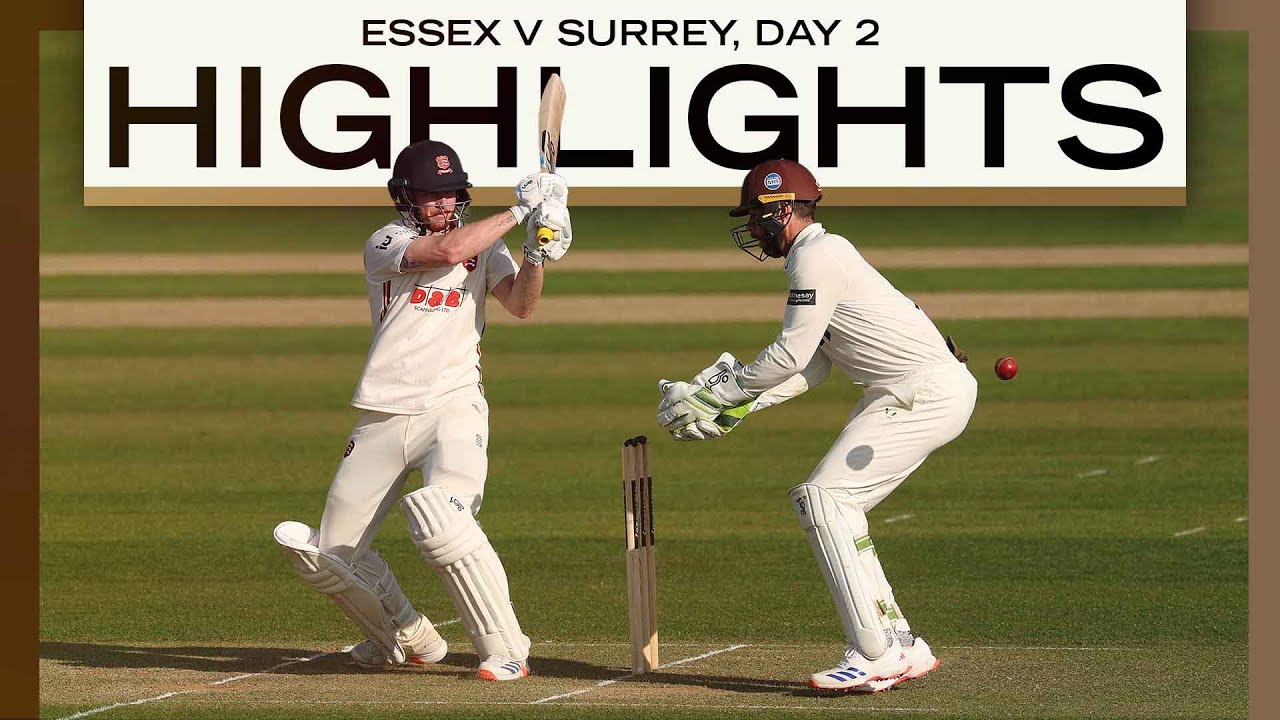 HIGHLIGHTS: Essex pile on the runs on second day at Chelmsford | Rothesay County Championship