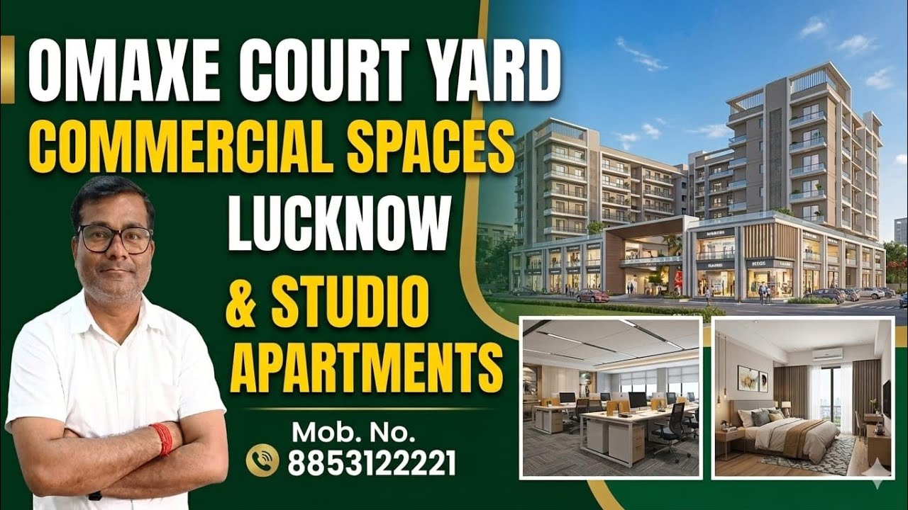 Omaxe Courtyard Central point , Vibhuti khand , Gomti Nagar , Lucknow Commercial Shops & Studio
