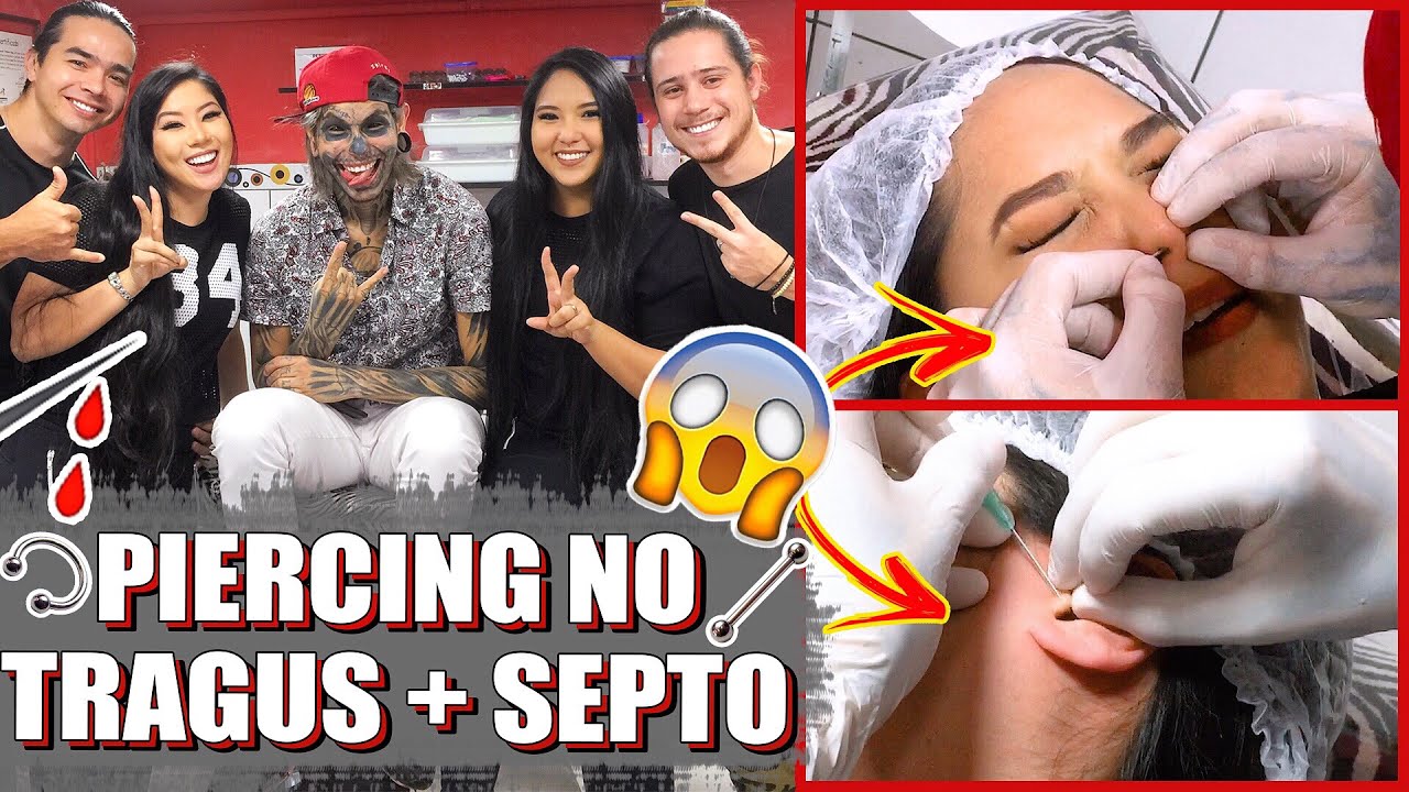 5 PIERCINGS EM 1 DIA! - com Maycoln Tarasevic | Blog das irmãs