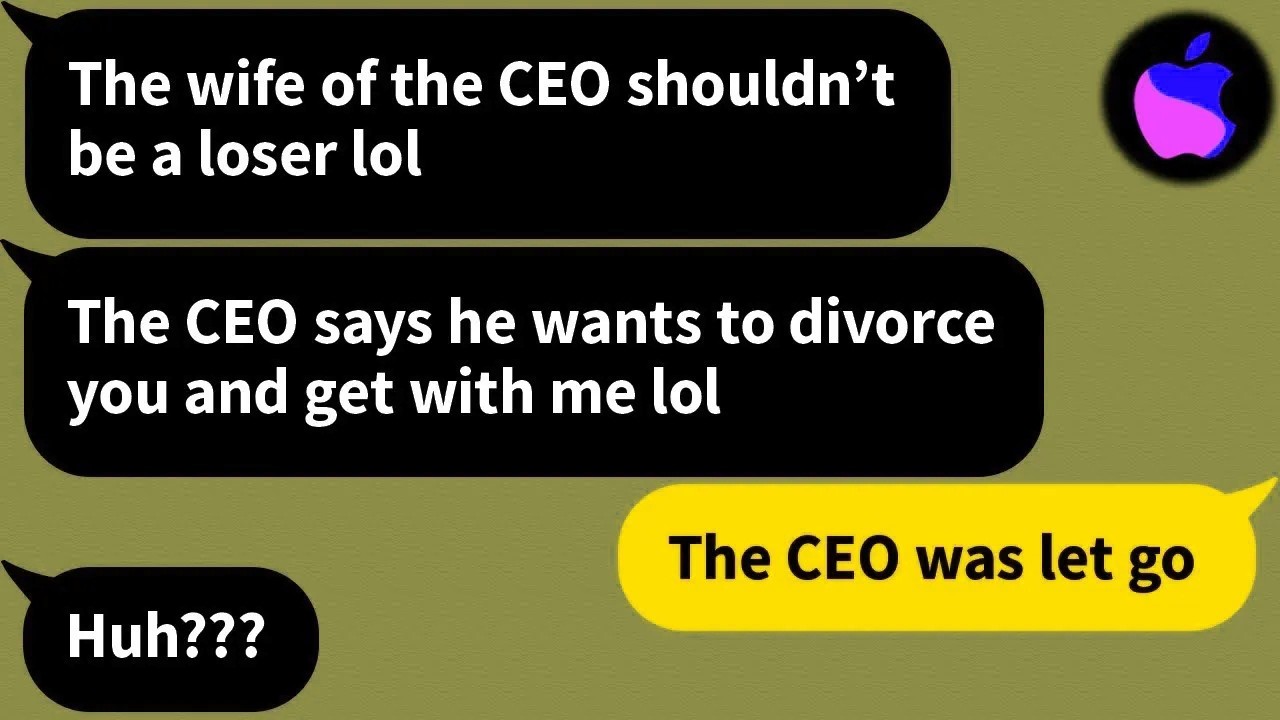 【Apple】 I reunited with a girl at my husband's company who stole my ex and dumped him in 3 days